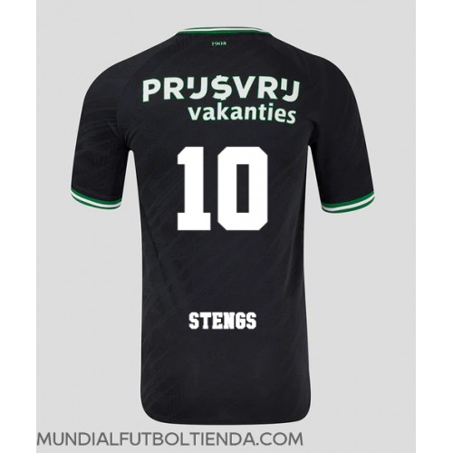 Camiseta Feyenoord Calvin Stengs #10 Segunda Equipación Replica 2024-25 mangas cortas